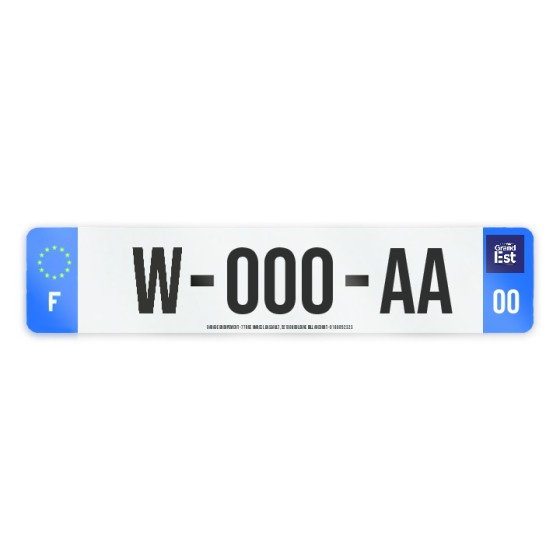 PLAQUE W GARAGE A PERSONNALISER