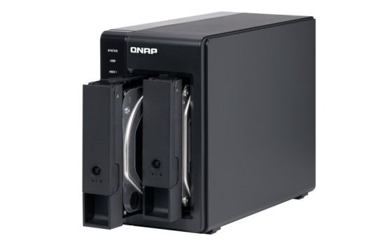 QNAP TR-002 2 Bay USB Type-C Direct Attached Storage with Hardware RAID