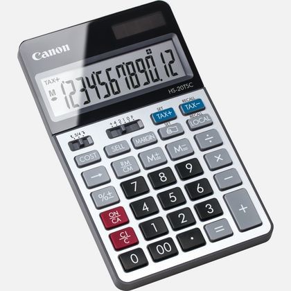 Canon HS-20TSC - Calculatrice de bureau - 12 chiffres - panneau solaire, pile