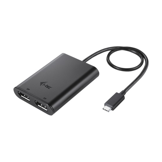 I-TEC USB-C Dual 4K/60Hz single 8K/30Hz DP Video Adapter 2x DP Port