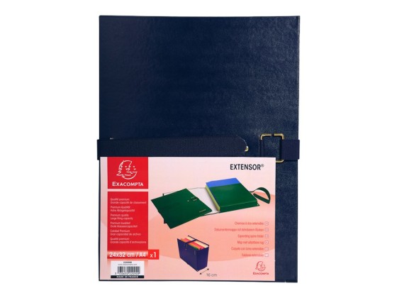 1 Chemise à sangle EXACOMPTA Extensor - bleu- largeur max 16 cm