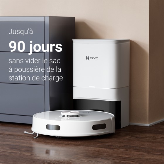 Ezviz RE5 Plus CS-RE5P-TWT2 - Aspirateur - robot - sans sac