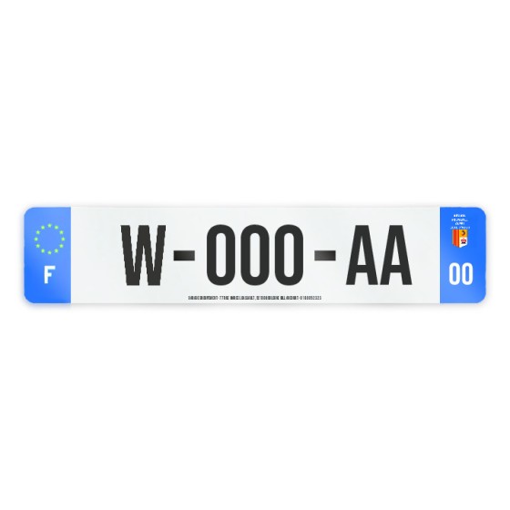 PLAQUE W GARAGE A PERSONNALISER
