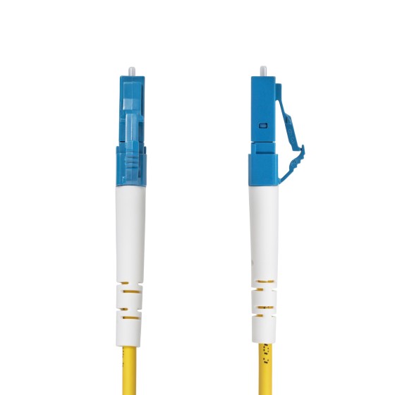 StarTech.com Câble Fibre Optique de 2m Simplex Monomode LC à LC (UPC) OS2, 9/125µm, 40G/100G, Cordon Fibre Optique, Insensible à la Courbure, Faible Perte d'Insertion, Cordon Patch Fibre LSZH