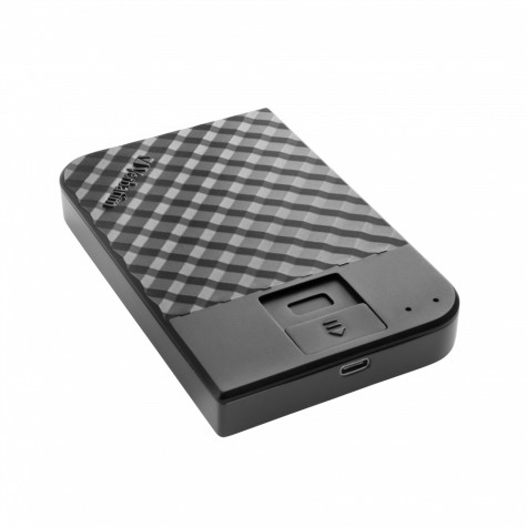 Verbatim Disque dur portable sécurisé à reconnaissance d'empreinte digitale 1 To