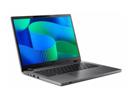 Acer TravelMate P2 14 TMP214-55-G2-TCO - Conception de charnière à 180 degrés - Intel Core 5 - 120U / jusqu'à 5 GHz - Win 11 Pro - Intel Graphics - 8 Go RAM - 512 Go SSD NVMe - 14" 1920 x 1200 - Gigabit Ethernet - Wi-Fi 6E, Bluetooth - gris acier - clavie