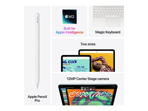 Apple 11-inch iPad Air M3 Wi-Fi + Cellular - Tablette - 128 Go - 11" IPS (2360 x 1640) - 3G, 4G, 5G - violet