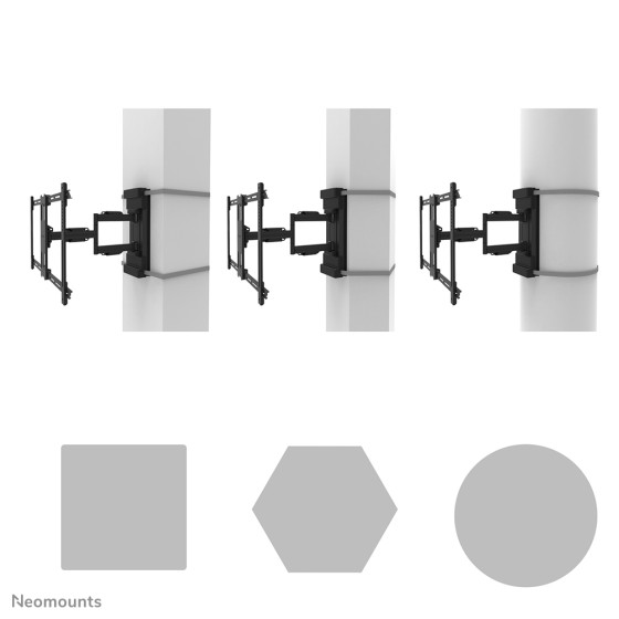 NEOMOUNTS WL40S-910BL16 Support de pilier pour écran 40-70p - orientable - diam. 25-100 cm