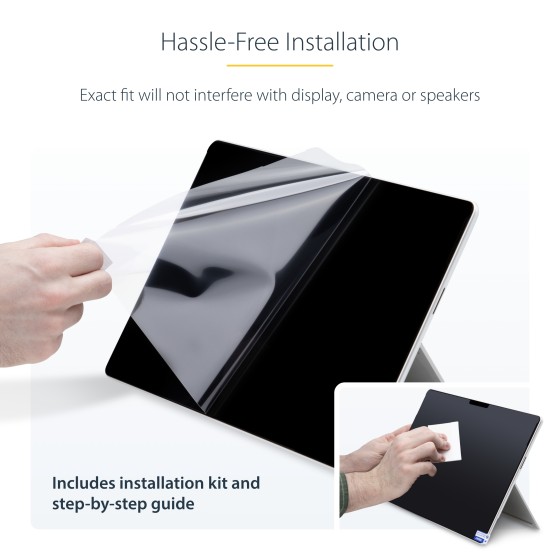 StarTech.com Filtre de Confidentialité à 4 Directions pour Surface Pro 8/9/X 13 pouces, pour Portrait/Paysage, Écran de Protection Surface, +/- 30 Degrés de Vue, Filtre Anti Lumière Bleue (51 %), Anti-Reflet