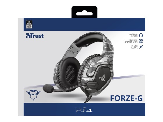 TRUST GXT 488 FORZE-G PS4 Headset Grey