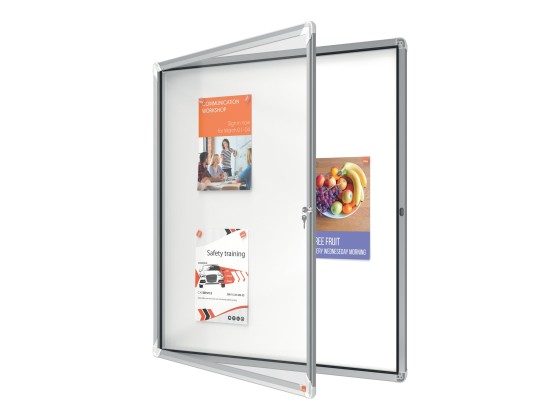 1 Vitrine d'extérieur magnétique PremiumPlus 12A4 NOBO