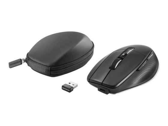 3Dconnexion CadMouse Pro Wireless - Souris - ergonomique - 7 boutons - sans fil - Bluetooth, 2.4 GHz - récepteur sans fil USB