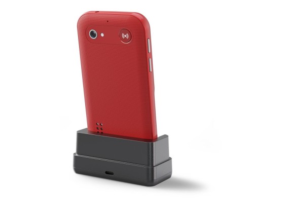 DORO Leva L20 - 4G téléphone de service - RAM 64 Mo / Mémoire interne 128 Mo - microSD slot - écran LCD (TFT) - 320 x 240 pixels (60 Hz) - rear camera 2 MP - rouge/blanc