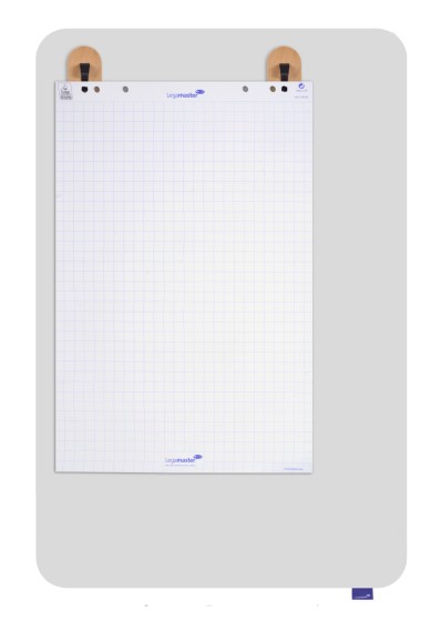 1 Lot de 2 Crochets blocs papier WOODEN  pour tableau blanc