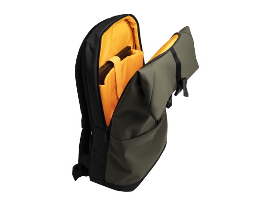 1 Sac à dos ordinateur Exactive Young 2 compartiments -  Vert Kaki