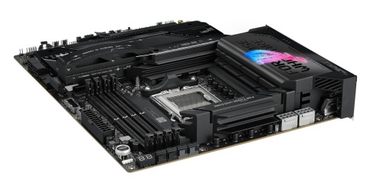 ASUS ROG STRIX X870E-E GAMING WIFI - Carte-mère - ATX - Socket AM5 - AMD X870E Chipset - USB4, USB-C 3.2 Gen 2x2, USB-C 3.2 Gen2, USB 3.2 Gen 2, USB 3.2 Gen 1 - Wi-Fi 7, 5 Gigabit Ethernet, Bluetooth - carte graphique embarquée (unité centrale requise) -