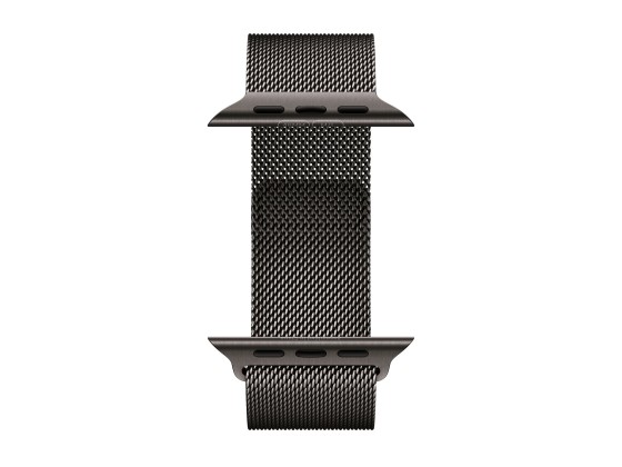 Apple Watch Series 10 (GPS + Cellular) - 46 mm - ardoise titane - montre intelligente avec boucle milanaise - maille en acier inox - ardoise - taille du bracelet : M/L - 64 Go - LTE, Wi-Fi 4, UWB, Bluetooth - 4G - 41.7 g