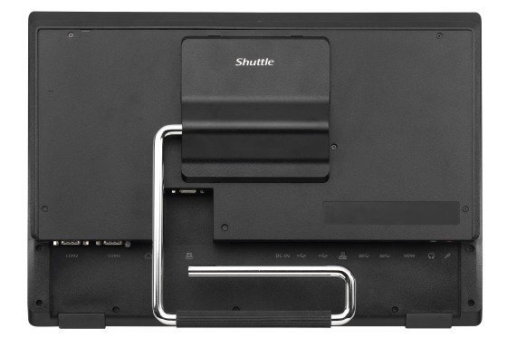 Shuttle XPC IoT P5200PA - Tout-en-un Celeron 5205U ULV - RAM 4 Go - SSD 120 Go - NVMe - HD Graphics - Gigabit Ethernet - Win 10 IoT Enterprise Entry - moniteur : LCD 15.6" 1920 x 1080 (Full HD) écran tactile - noir