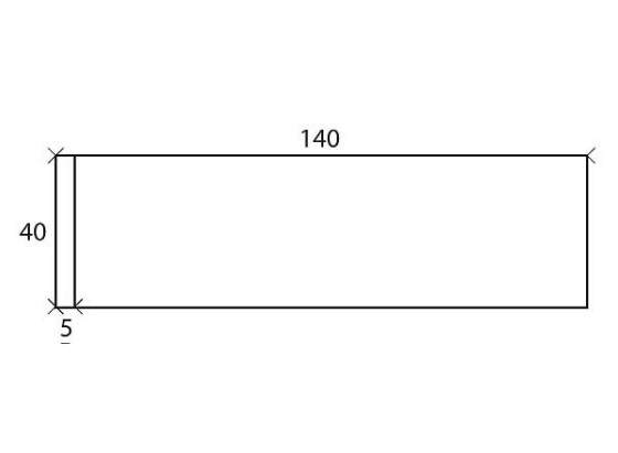 1 Boite de 1000 Étiquettes d'affranchissement 1 étiquette par planche 140x40 mm
