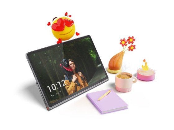 Lenovo Tab Plus ZADX - Tablette - Android 14 ou versions plus récentes - 128 Go UFS card - 11.5" IPS (2000 x 1200) - Logement microSD - gris luna