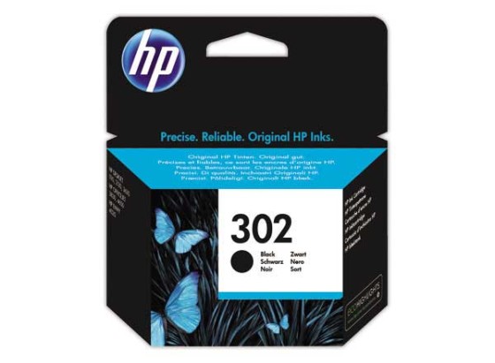 1 HP 302 cartouche d'encre noire F6U66AE