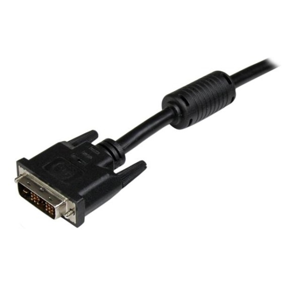StarTech.com Câble DVI-D Single Link de 2m - Cordon vidéo DVI vers DVI pour écran / moniteur numérique - Mâle / Mâle - 1920x1200 - Noir - Câble DVI - liaison simple - DVI-D (M) pour DVI-D (M) - 2 m - moulé, vis moletées - noir