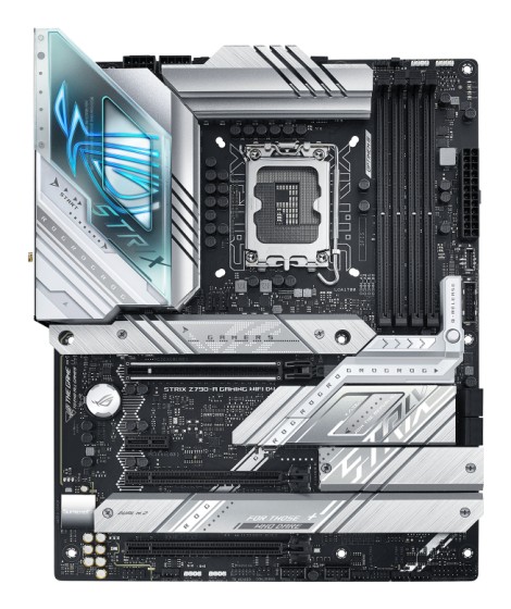 ASUS ROG Strix Z790-A Gaming WiFi D4 - Carte-mère - ATX - Socket LGA1700 - Z790 Chipset - USB 3.2 Gen 2x2, USB 3.2 Gen 2, USB-C 3.2 Gen2, USB 3.2 Gen 1 - 2.5 Gigabit LAN, Wi-Fi 6, Bluetooth - carte graphique embarquée (unité centrale requise) - audio HD (