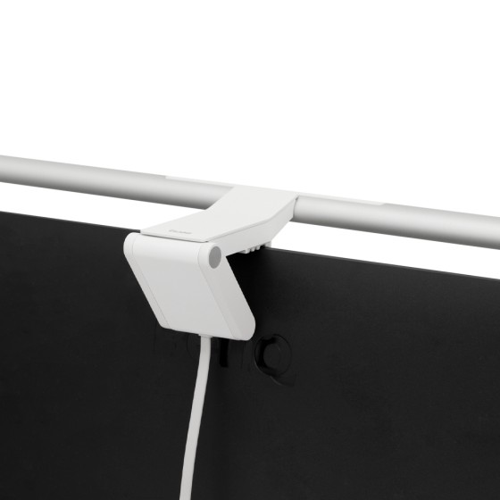 BenQ ScreenBar Pro - Lampe de lecture sur écran - LED - système de fixation avec pince - 8.5 W - blanc froid/blanc chaud/lumière blanche neutre - 2700-6500 K - argent