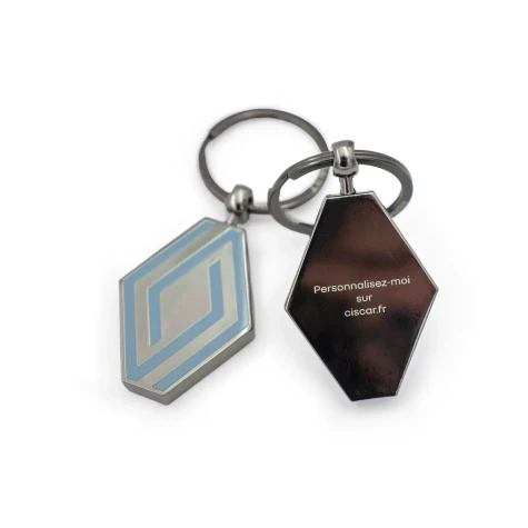 PORTE-CLÉS RENAULT EMBLÈME - LICENCE OFFICIELLE RENAULT 