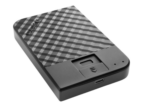 Verbatim Disque dur portable sécurisé à reconnaissance d'empreinte digitale 1 To