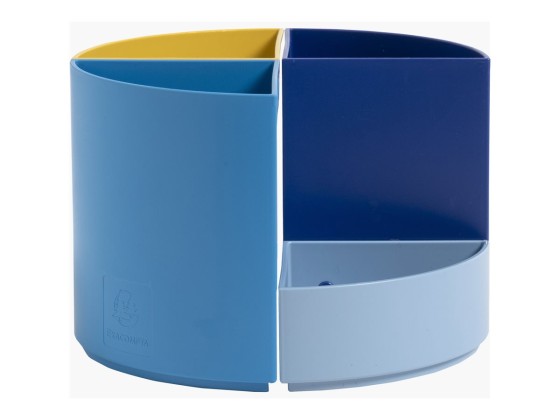 1 Pot à crayons Quarter Bee Blue couleurs assorties