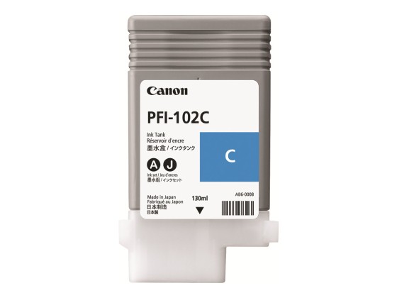 1 Cartouche CANON PFI102C Cyan