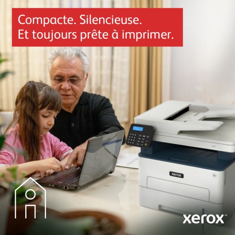 Xerox B225 copie/impression/numérisation recto verso sans fil A4, 34 ppm, PS3 PCL5e/6, chargeur automatique de documents, 2 magasins, total 251 feuilles