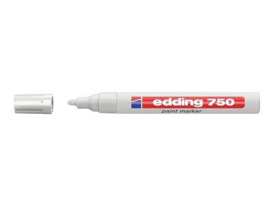 1 Marqueur peinture EDDING 751 - Pointe fine - blanc