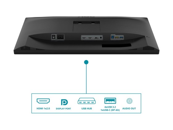 AOC CU34V5C/BK 34p monitor HDMI DP USB