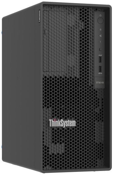 LENOVO ST50 V3 Intel Xeon E-2434 4C 3.4GHz 12MB Cache/55W SW RAID 2x960Go VA 960Go Read Intensive SATA 6Go NHS SSD 1x32Go