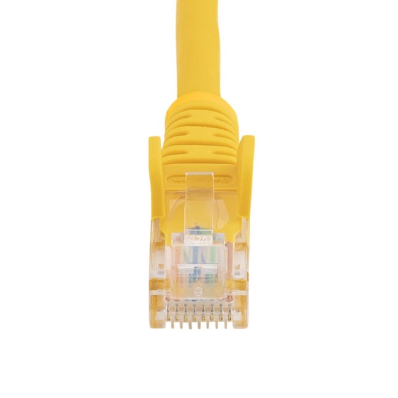 StarTech.com Câble réseau Cat5e UTP sans crochet - 5 m Jaune - Cordon Ethernet RJ45 anti-accroc - Câble patch - Câble réseau - RJ-45 (M) pour RJ-45 (M) - 5 m - UTP - CAT 5e - sans crochet, bloqué - jaune