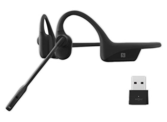 SHOKZ C110-AA-BK écouteur/casque Sans fil Crochets auriculaires Bureau/Centre d'appels USB Type-A Bluetooth Noir