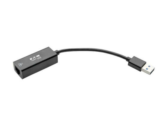 EATON TRIPPLITE USB 3.0 to Gigabit Ethernet NIC Network Adapter 10/100/1000Mbps Black