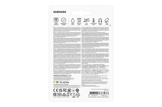 SAMSUNG PRO Plus microSDXC 1To +USB reader UHS-I U3 Full HD & 4K UHD up to 180Mo/s read up to 130Mo/s write memory card 2024