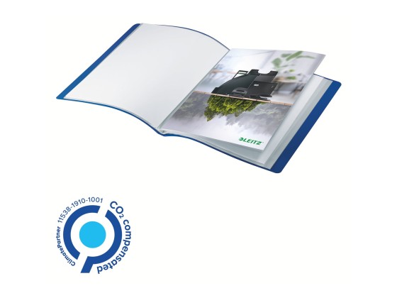 1 Protège-documents A4 PP recyclé 40 pochettes - Bleu