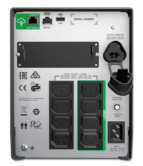 APC Smart-UPS 1000VA LCD 230V avec SmartConnect