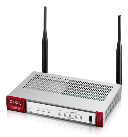 Zyxel ZyWALL USG FLEX 100AX - Firewall - avec pack de protection UTM de 1 an - 4 ports - 1GbE - Wi-Fi 6 - 2.4 GHz, 5 GHz - géré par le Cloud