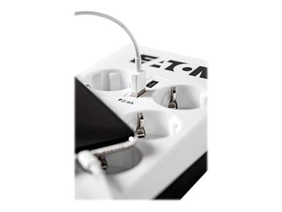 1 Parasurtenseur 6 prises + 2 ports USB