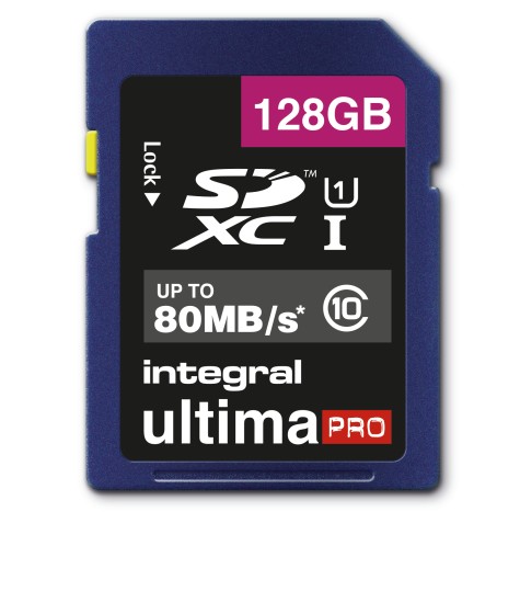 Integral UltimaPro - Carte mémoire flash - 128 Go - UHS Class 1 / Class10 - SDXC UHS-I