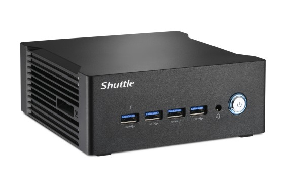 Shuttle XPC nano NT10H5 - Barebone - mini PC 1 x Core Ultra 5 125H / jusqu'à 4.5 GHz - RAM 0 Go - Intel Arc Graphics - Gigabit Ethernet, 2.5 Gigabit Ethernet - noir