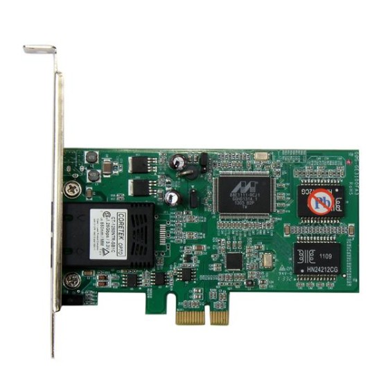 StarTech.com Carte réseau PCI Express à 1 port fibre optique Gigabit Ethernet Multimode SC - Adaptateur NIC PCIe GbE - 550m - Adaptateur réseau - PCIe - 1000Base-FX