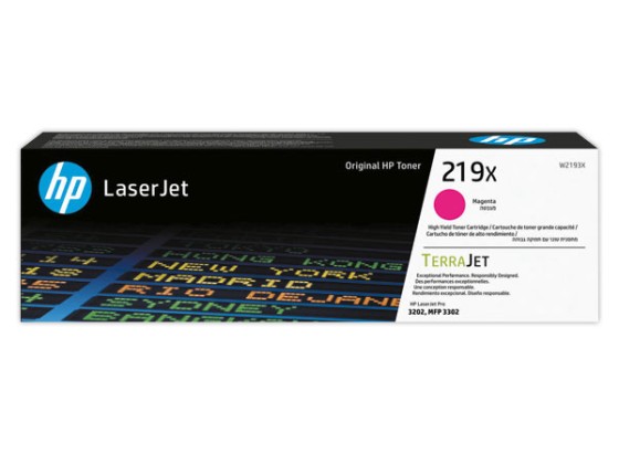 1 Toner laser HP 219X grande capacité magenta