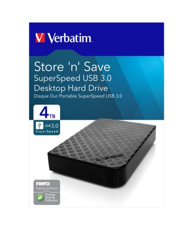 Verbatim Store 'n' Save 4 To USB 3.0