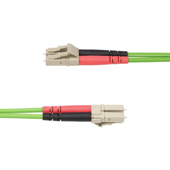 StarTech.com Câble Fibre Optique Multimode OM5 LC/LC (UPC) 1m, Câble LSZH - Cordon de raccordement - LC/UPC multimode (M) pour LC/UPC multimode (M) - 1 m - 2.9 mm - fibre optique - duplex - 50 / 125 microns - OM5 - sans halogène, débit de transfert de don
